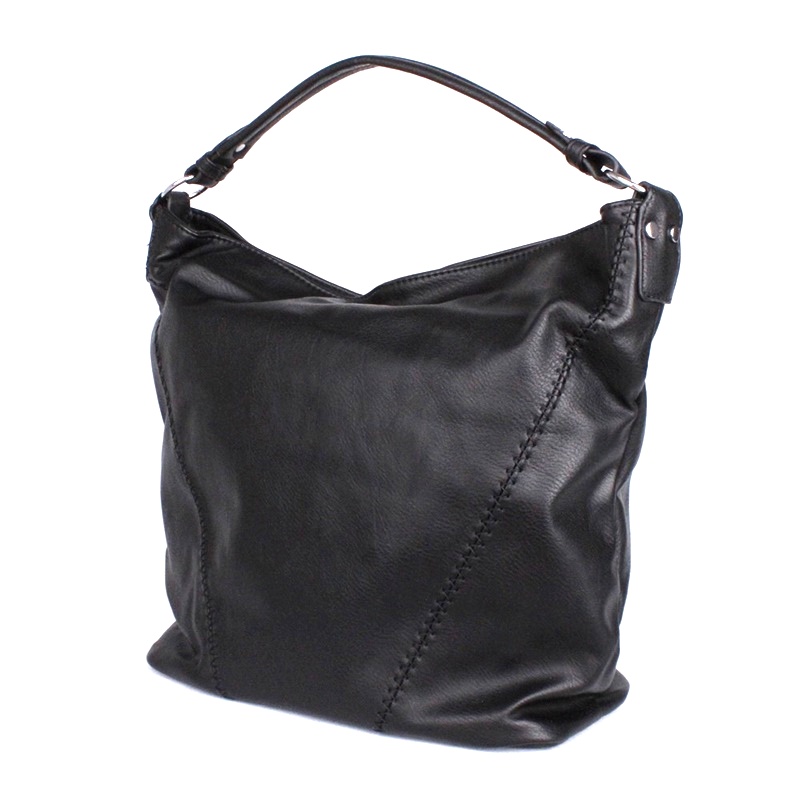 Opravdu velká hnědošedá kabelka na rameno i crossbody ROMINA 004