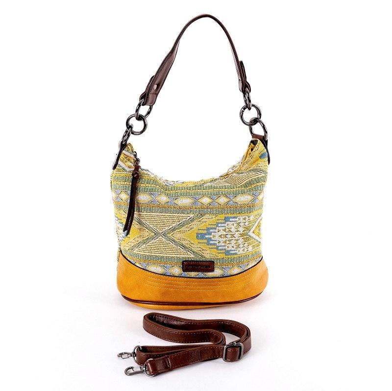 VADA - Žlutá kabelka na rameno i crossbody David Jones 6651-4