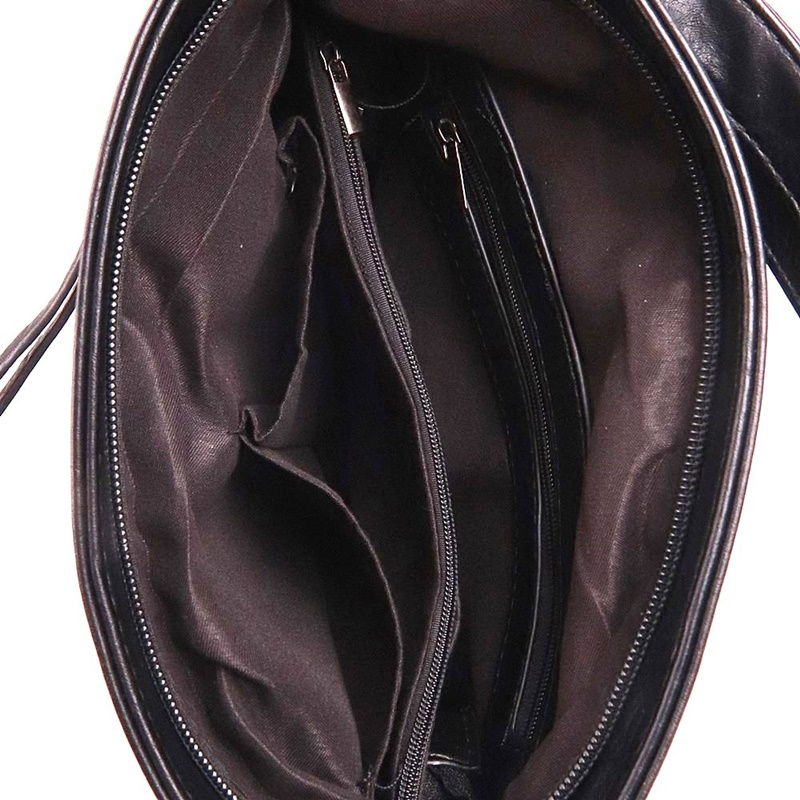 Malá hnědá crossbody kabelka ROMINA & CO D003
