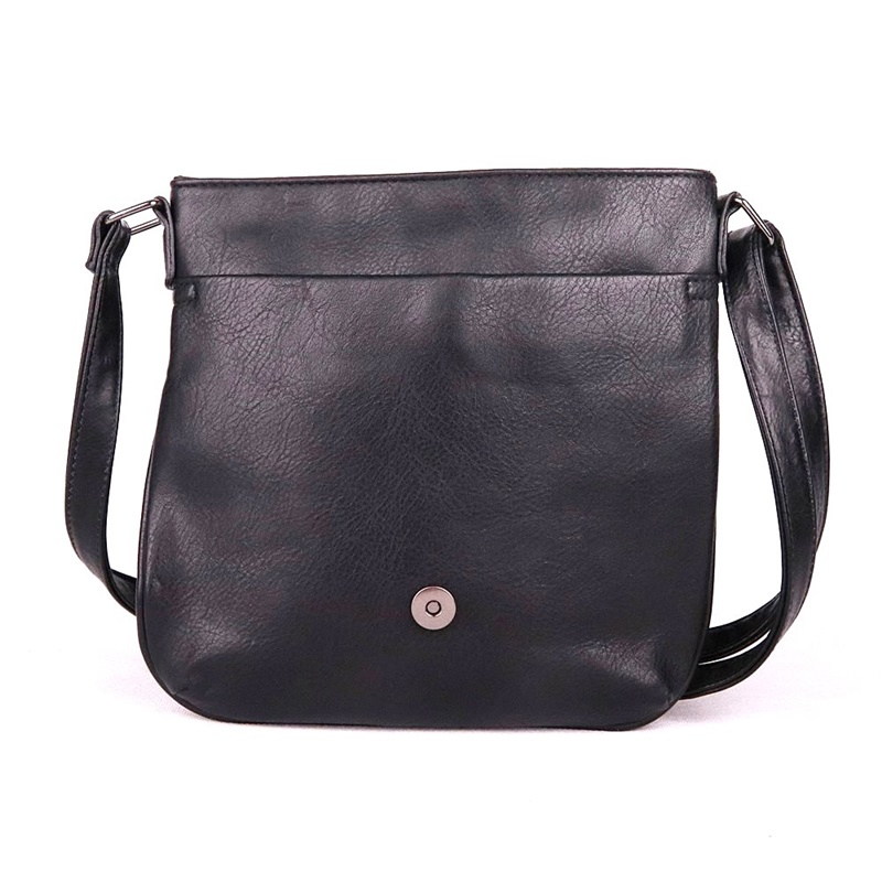 Malá hnědá crossbody kabelka ROMINA & CO F21 s klopou