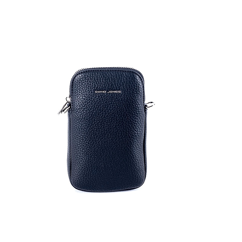Malá zlatá crossbody kabelka na mobil a doklady David Jones 6937