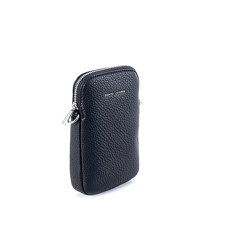 Malá zlatá crossbody kabelka na mobil a doklady David Jones 6937