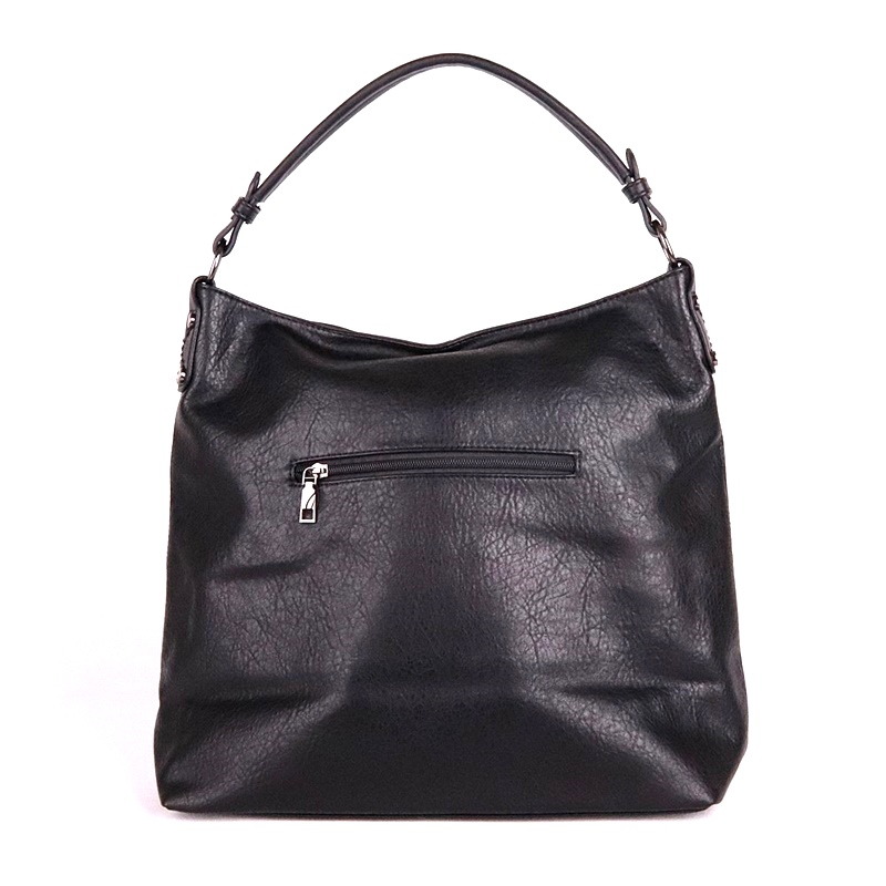 Velká tmavěhnědá kabelka na rameno i crossbody ROMINA D572