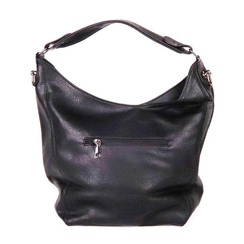 Velká hnědá (zemní) kabelka na rameno i crossbody ROMINA D568