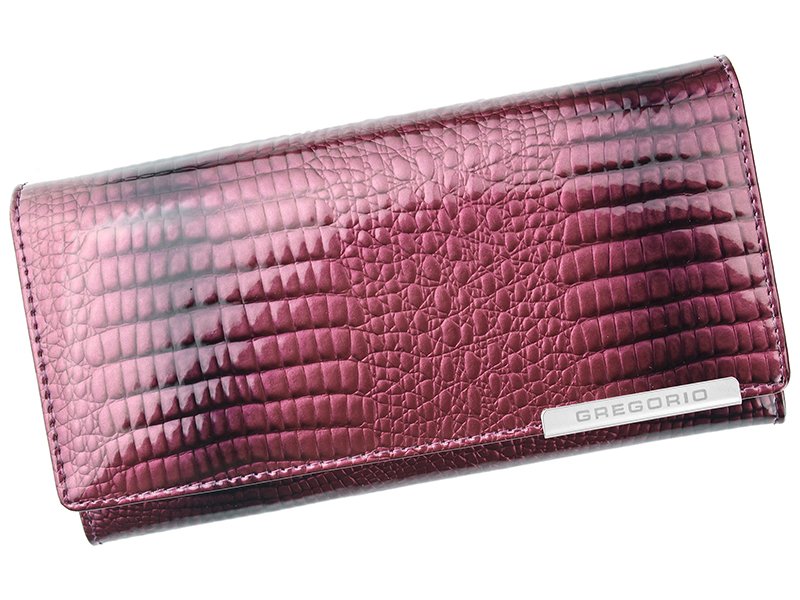 VADA - Fialová kožená peněženka Gregorio GF100