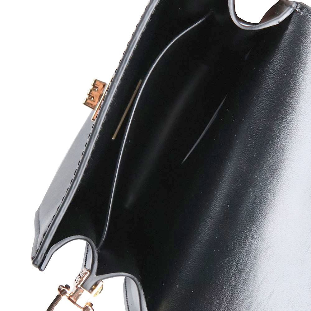 Malá pevná tmavězelená crossbody kabelka (taštička) na mobil David Jones CM7294