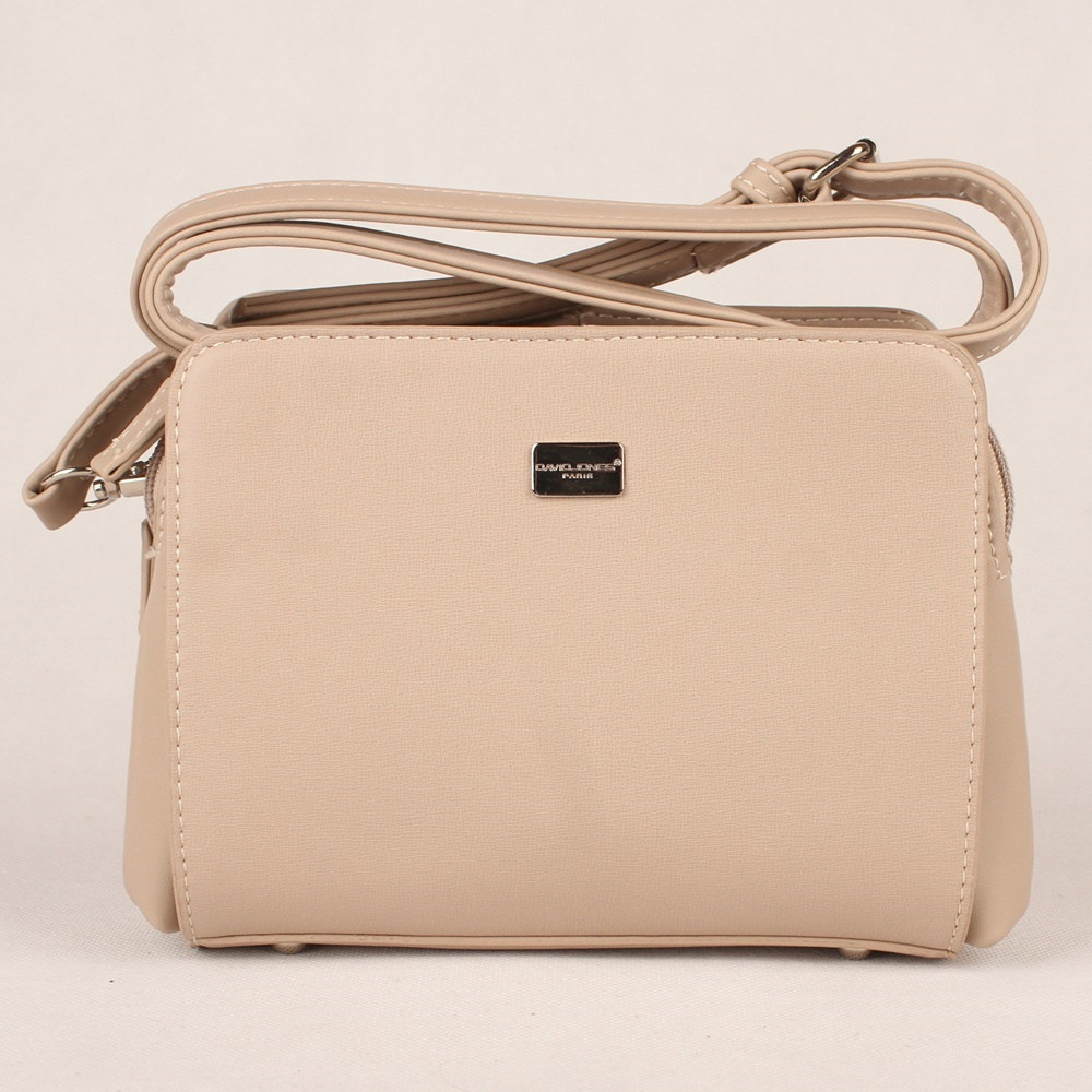 VADA - Malá světlehnědá (camel) crossbody kabelka David Jones CM3741