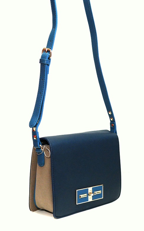Kabelka na rameno či jako crossbody David Jones 5214-1 tmavěmodrá