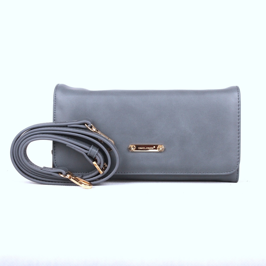 Tmavěmodrá crossbody kabelka (psaníčko) David Jones 5504A