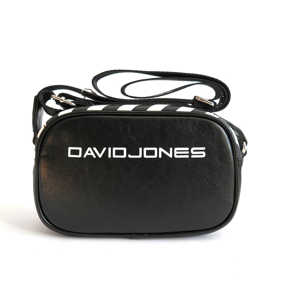 Černo-bílá kabelka na rameno i crossbody kabelka David Jones 5965-2