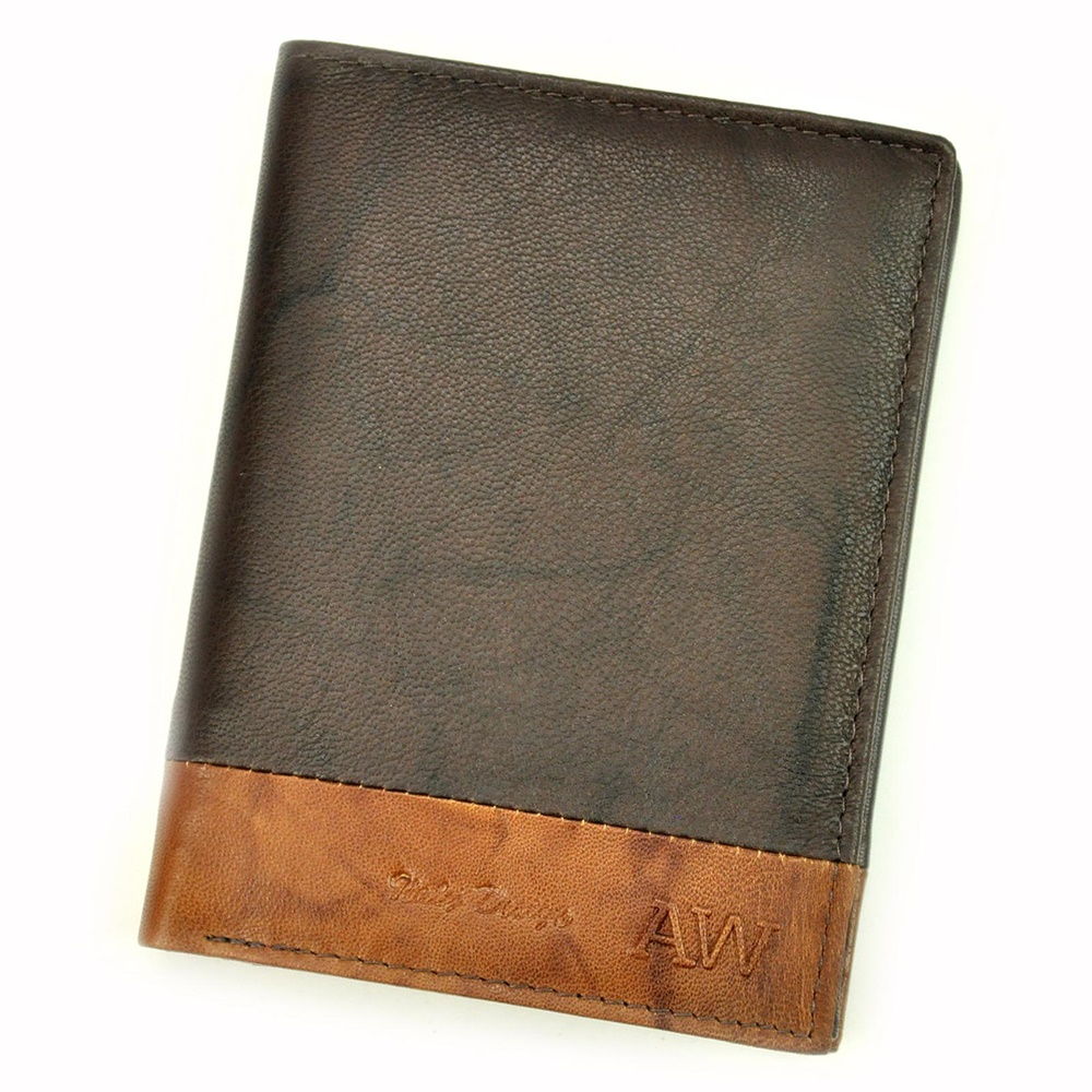 Hnědá kožená peněženka Wild N4-GA + RFID