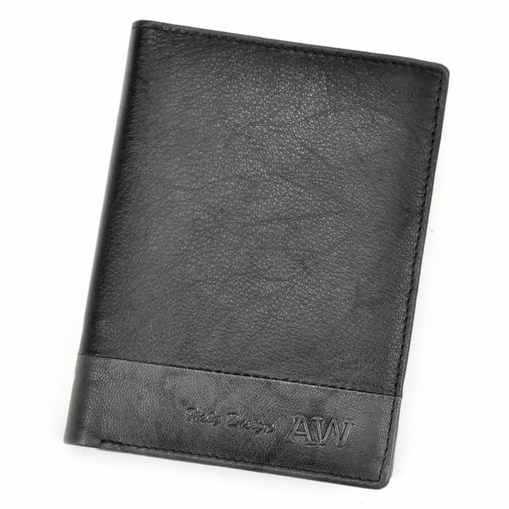 Černá kožená peněženka Wild N4-GA + RFID