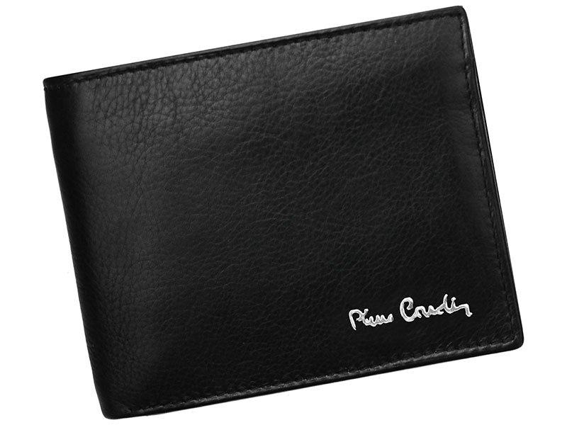 Luxusní černá kožená peněženka Pierre Cardin Tilak06 325