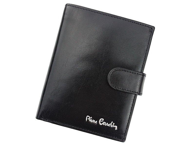 Luxusní černá kožená peněženka Pierre Cardin YS520.1 326A + RFID