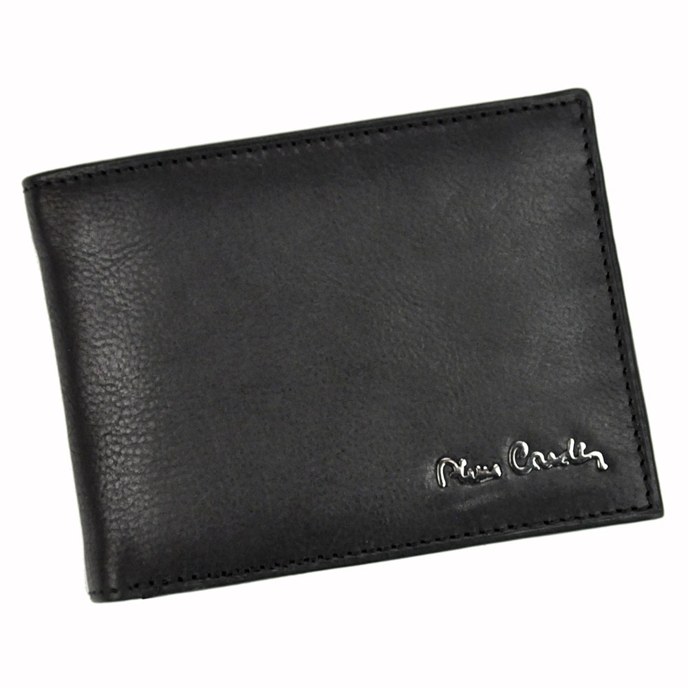 Luxusní černá kožená peněženka Pierre Cardin Tilak50 8806