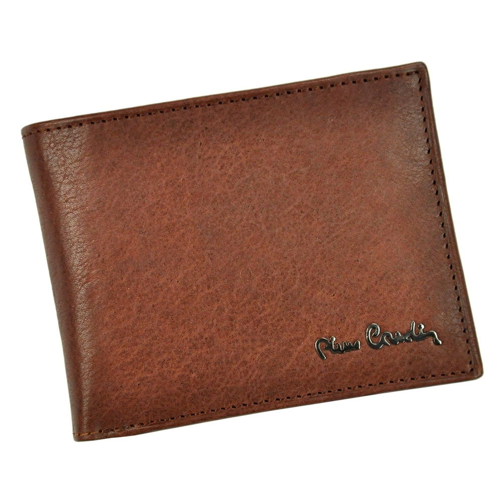 Luxusní hnědá kožená peněženka Pierre Cardin Tilak50 8806
