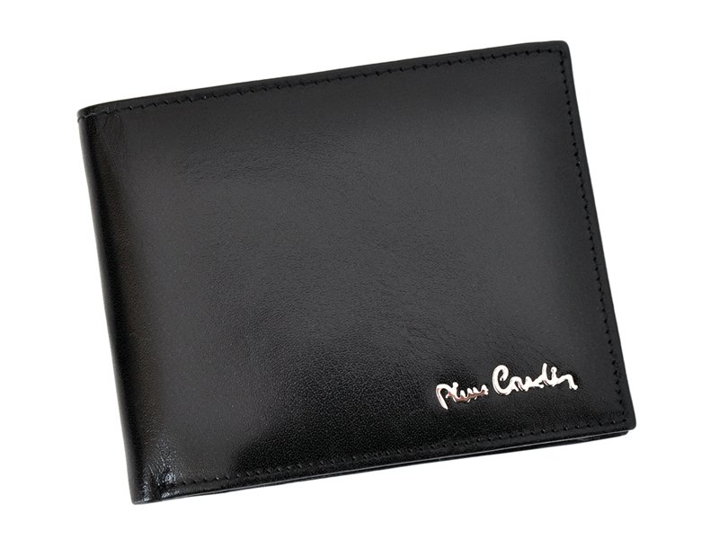 Luxusní černá kožená peněženka Pierre Cardin YS520.1 8806