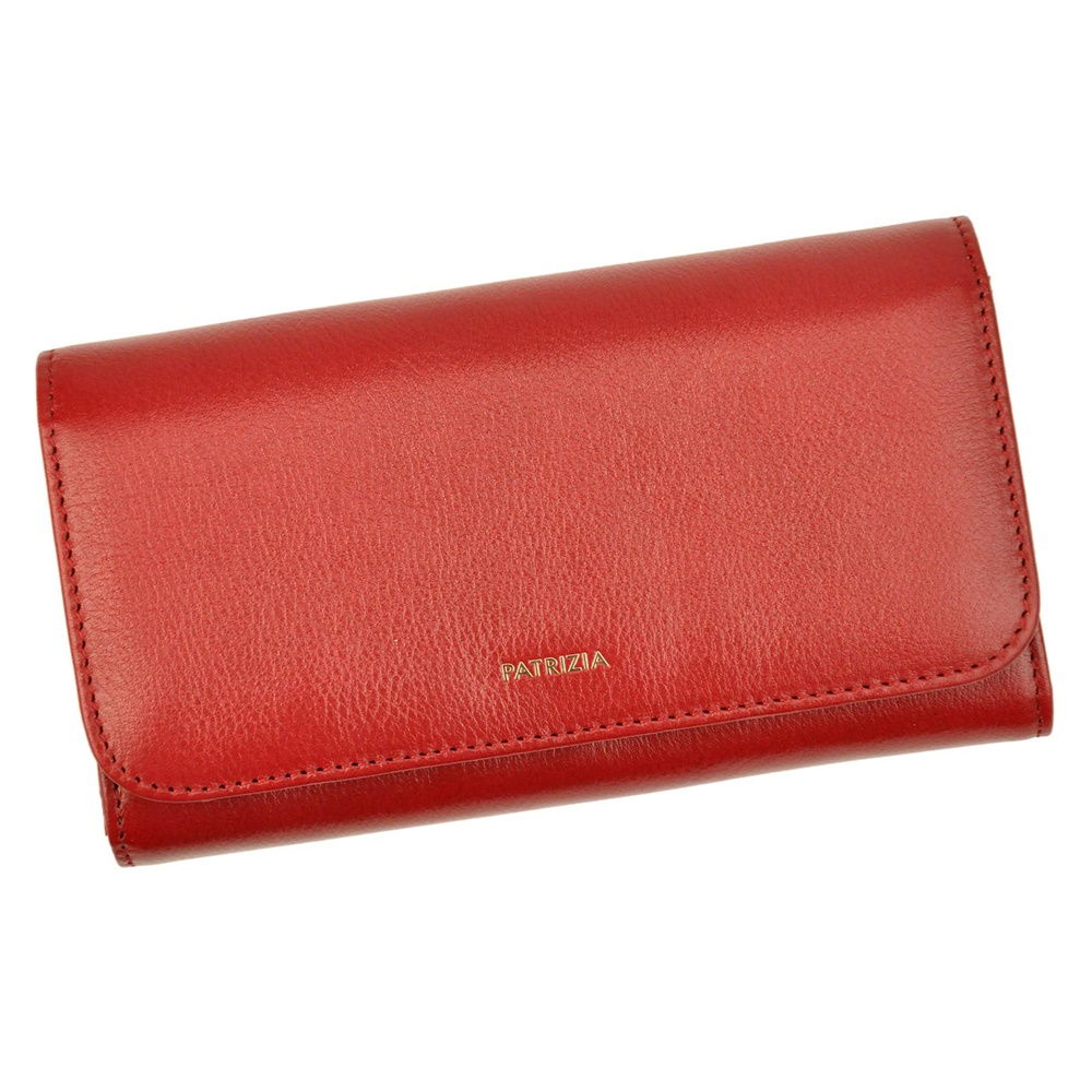 Červená kožená peněženka Patrizia Piu IT-110