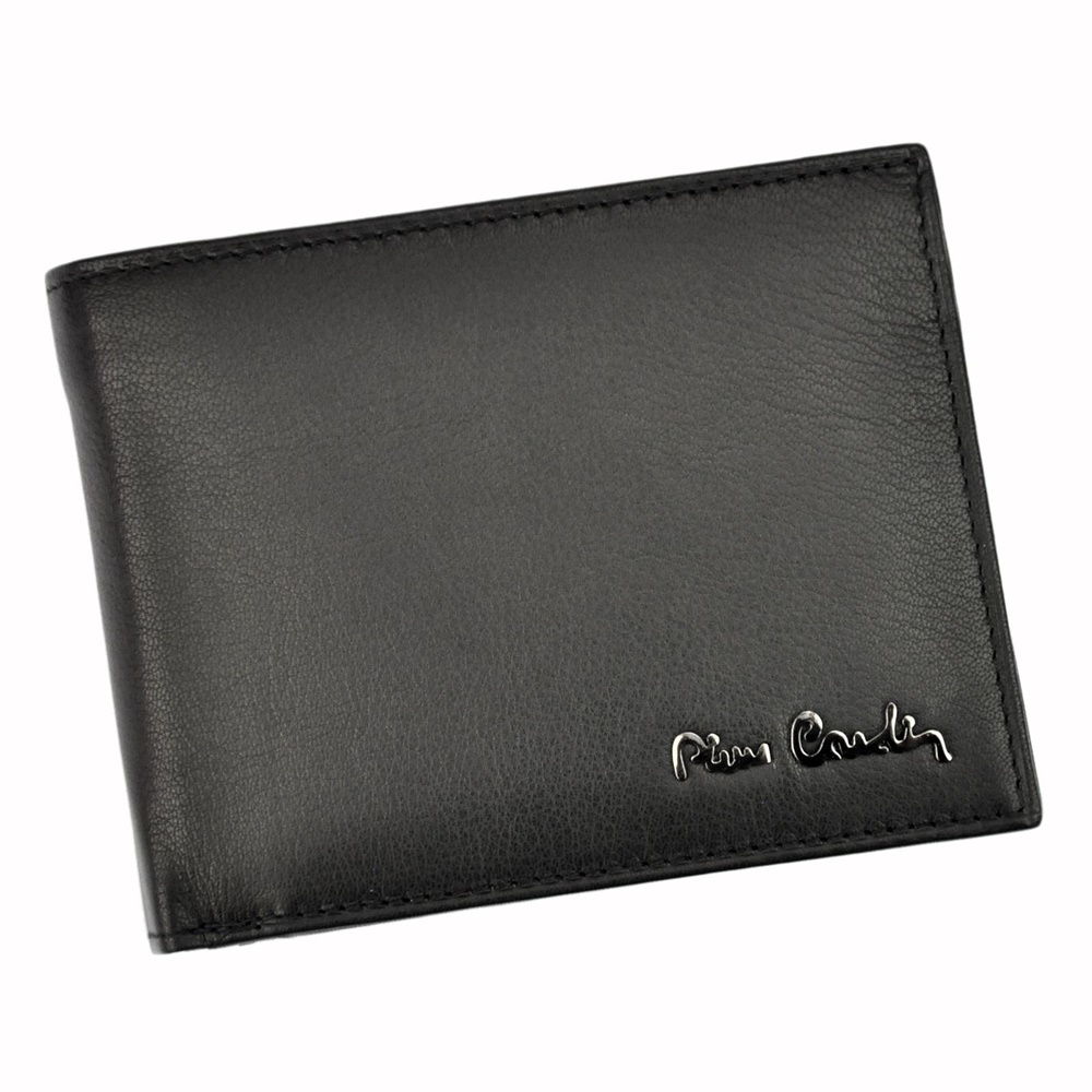 Luxusní černá kožená peněženka Pierre Cardin 54.8806