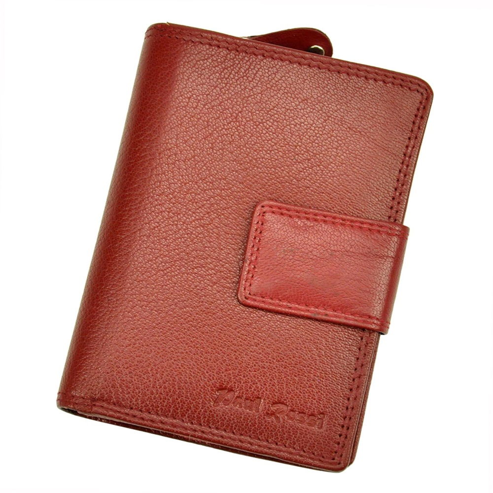 Červená kožená peněženka Paul Rossi PN 1404