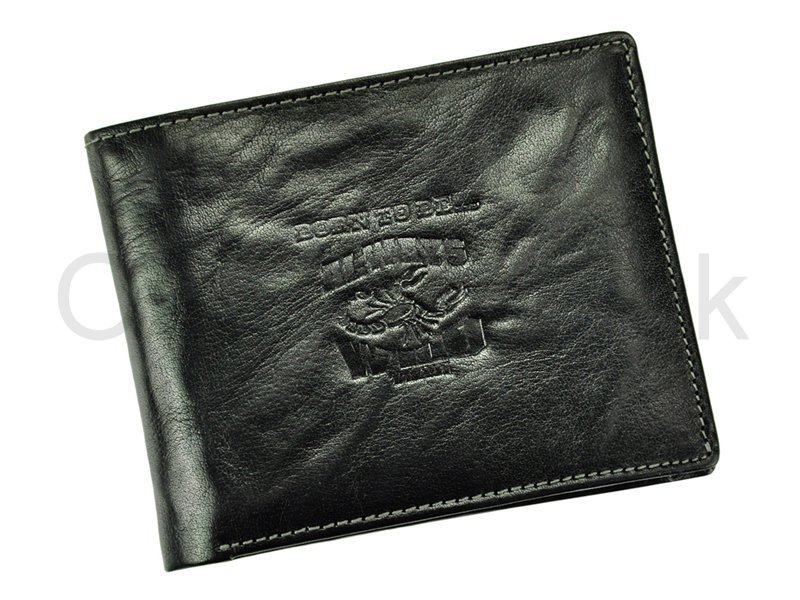 Černá kožená peněženka Always Wild N992-BC se štírem