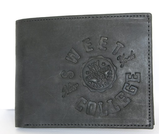 Černá kožená peněženka Sweet Years 32