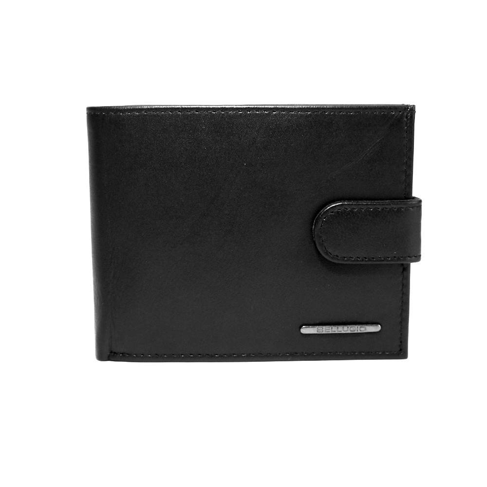 Černá kožená peněženka Bellugio s ochranou RFID (TM-34R-032)