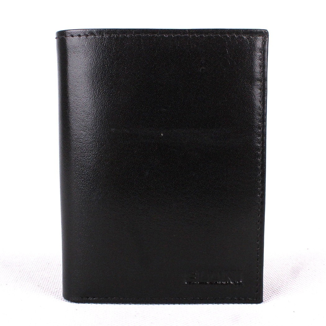 Černá kožená peněženka ELLINI (TM-51-034)
