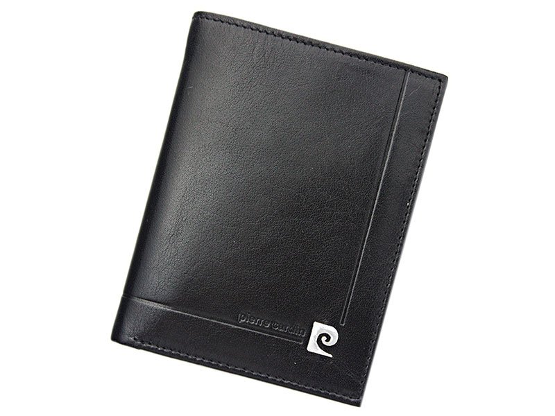 Luxusní černá kožená peněženka Pierre Cardin YS507.1 326