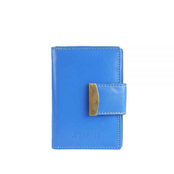 Modrá kožená peněženka Lorenti