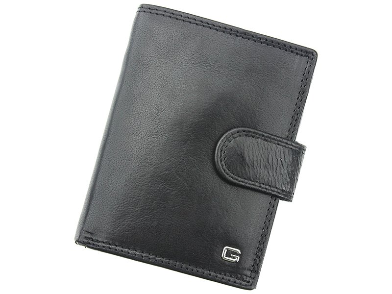 Černá kožená peněženka Gregorio N4L-CV s ochranou RFID
