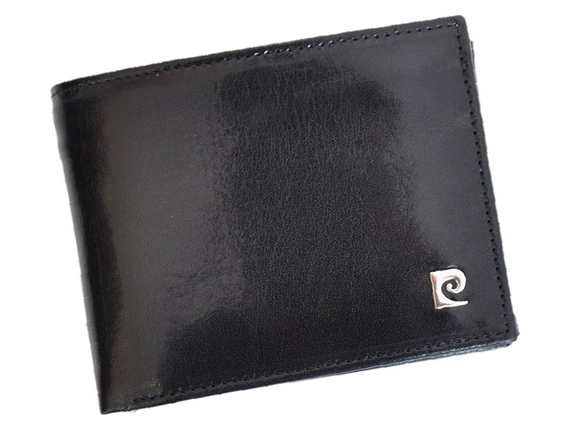 Černá kožená peněženka Pierre Cardin 325