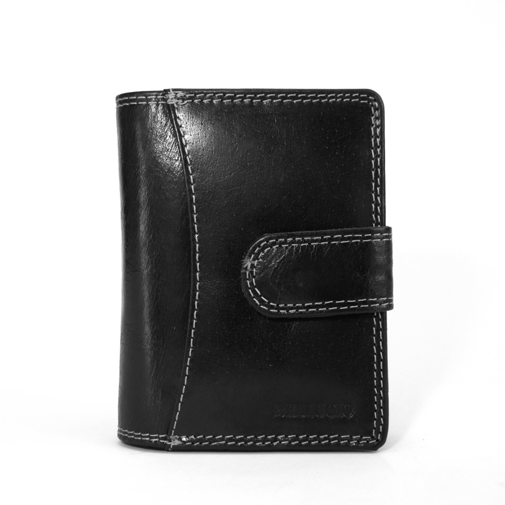 Černá kožená peněženka Bellugio no. 901