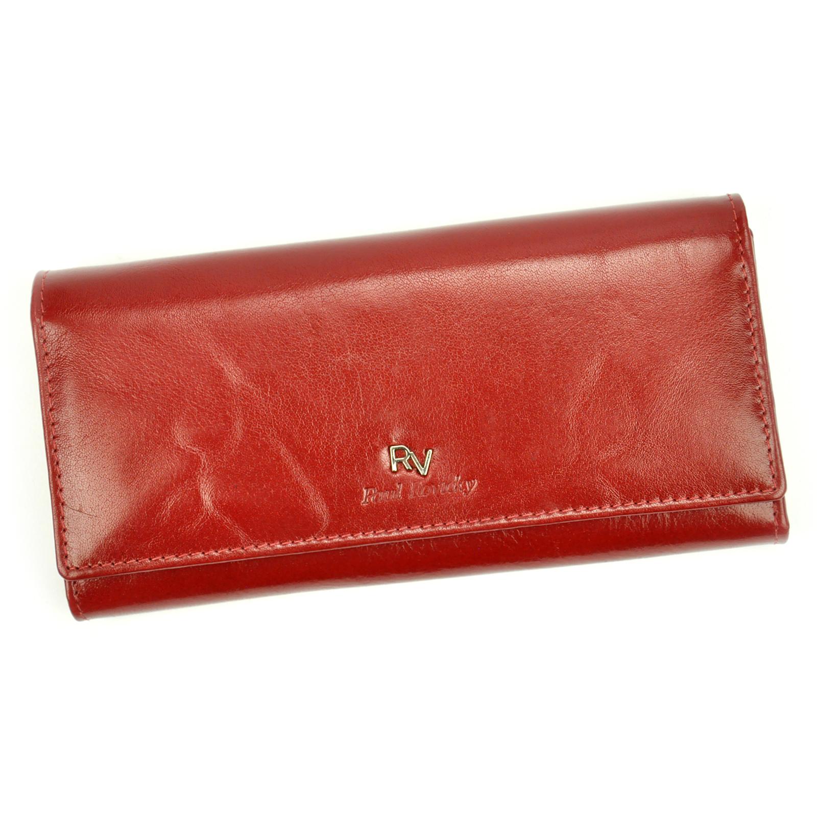 Tmavěčervená kožená peněženka Rovicky 7680155-9