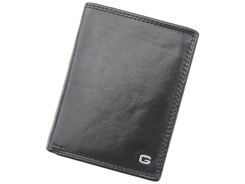 Černá kožená peněženka Gregorio N4-CV s ochranou RFID