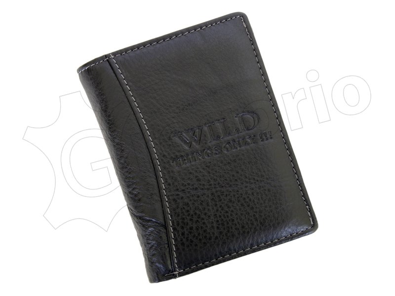 Černá kožená peněženka Wild Things Only 5500