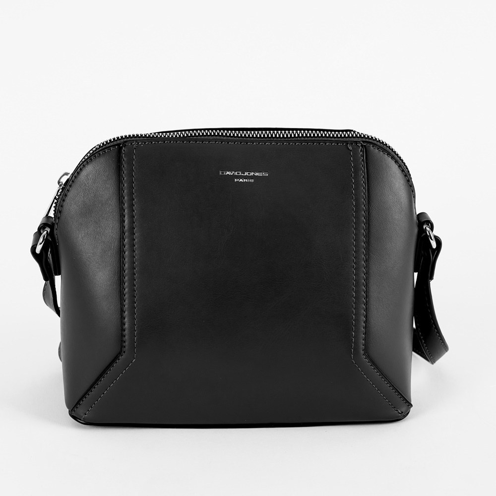 VADA - Malá pevná černá crossbody kabelka David Jones CM5941