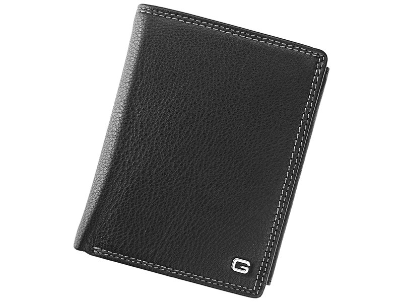 Černá kožená peněženka Gregorio N992-VD