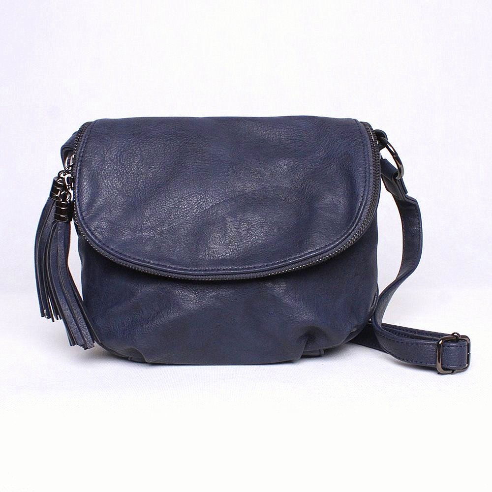 Malá/střední tmavěmodrá crossbody kabelka FLORA&CO H7658