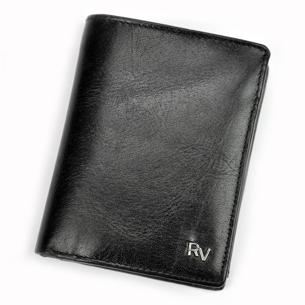 Černá kožená peněženka Rovicky RV-278 + RFID