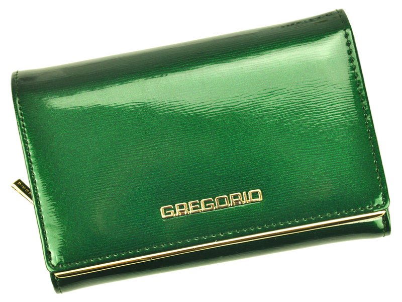 Zelená kožená peněženka Gregorio ZLL112