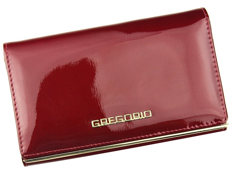 Červená kožená peněženka Gregorio ZLL112