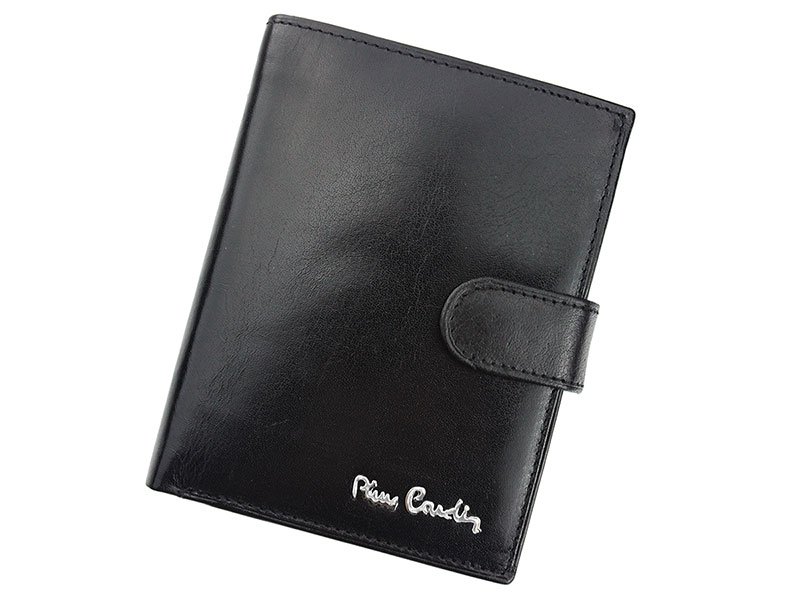 Luxusní černá kožená peněženka Pierre Cardin YS520.1 326A + RFID