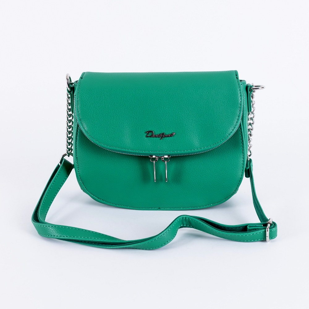 Zelená crossbody kabelka David Jones 6508-1