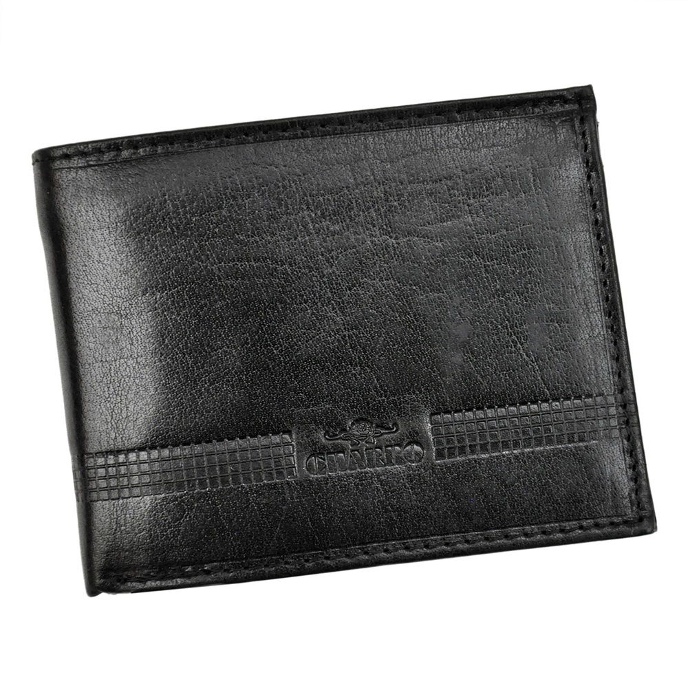 Černá kožená peněženka Charro 1373