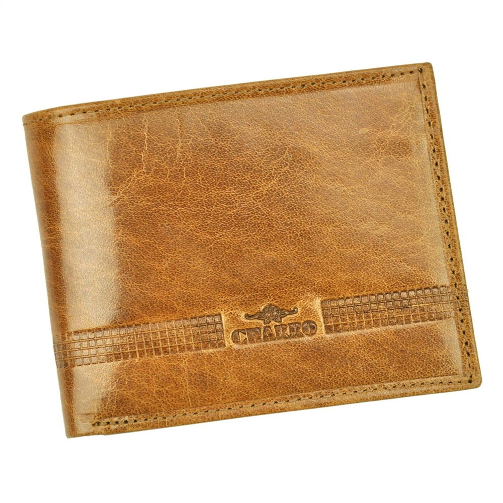 Světlehnědá kožená peněženka Charro 1373