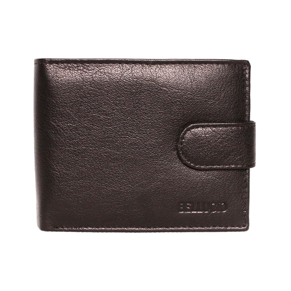 Černá kožená peněženka Bellugio AM-01R-032 + RFID