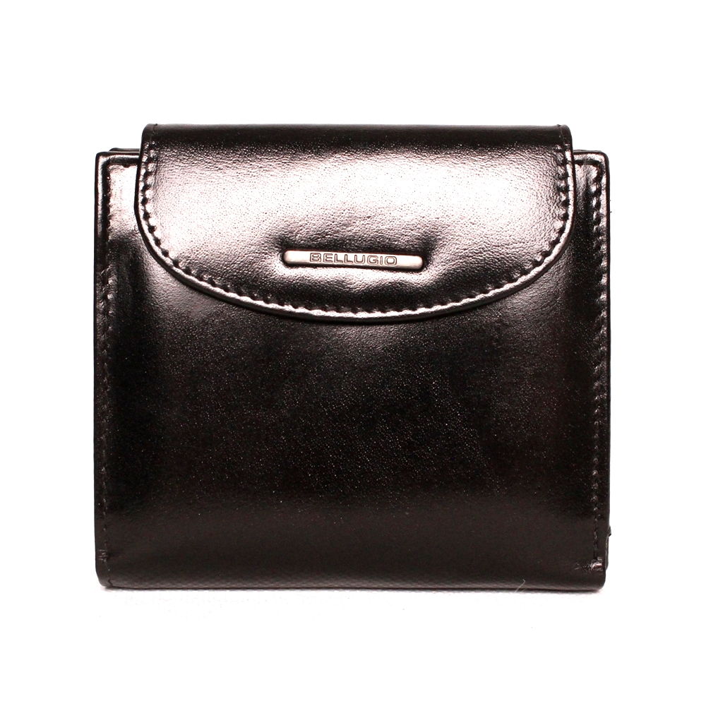 Černá kožená peněženka Bellugio AD-21R-121 + RFID