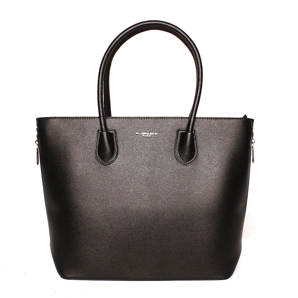 Černá velká elegantní kabelka do ruky FLORA&CO F9246