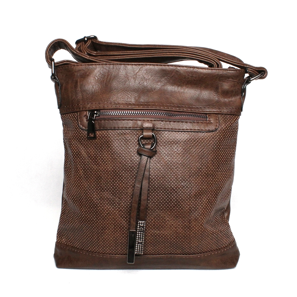 Malá hnědá (kávová) crossbody kabelka ROMINA & CO D31/20